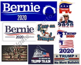 Nieuwe Trump 2020 Train Bernie Car Stickers Locomotive Keep en Bear Arms Trein raamstickers Home Living Room Decor Wall Stickers8293237
