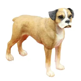 Boxer Figurine gift resin dog animal statue handmade figurines decoration for home and garden cherismas gifts5909611