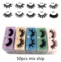 NEW 20MM 3D Mink Eyelash 6069Soft Natural Hair Hair Natural Extension 3D Eyelashes8975498