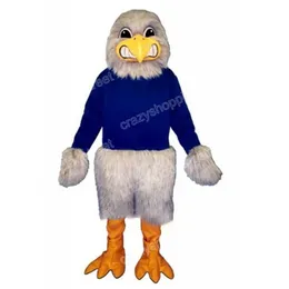 Weihnachtsadler-Vogel-Maskottchen-Kostüm, hochwertige Cartoon-Charakter-Outfits, Halloween-Karnevalskleid, Anzüge, Erwachsenengröße, Geburtstagsparty, Outdoor-Outfit