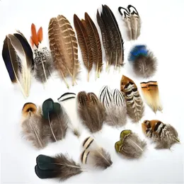 Other Event Party Supplies Wholesale Natural Peacock Pheasant Feathers Small Chicken Geese Feather Fly Tying Materials Handicraft Accessories Decoration 231118