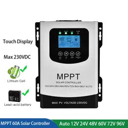 12V 24V 48V 60V 72V 96V 30A 40A 50A 60A 80A MPPT Solar Charge Discharge Controller PV Regulator 230VDC For Lifepo4 Lithium GEL Battery With RS485 Communication
