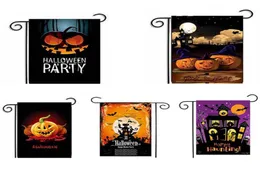 47 32CM HALLOWEEN PUMPKIN Mönster Flagga Pumpkins Series Garden Flags Tryckt Halloween Party Flagt3i59893568858