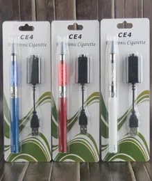 Ego T CE4 Vape Pen Starter Kit для эликидного испарителя ECIG 650MAH900MH1100MAH Электронная сигарета Evod CE4 Blister Pack Single3573751