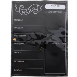 Blackboards White Board Stickers Refrigerator Message Stickers Magnetic Blackboard Menu Notepad Fridge The Pet Shopping White 231118