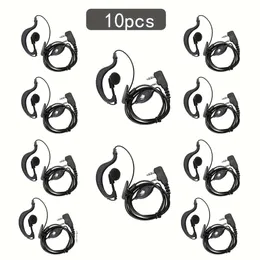 Talkies 10pcs/pack, Walkie Earpiece Mic 2 Pin Acoustic Tube Headset Compatible with UV-5R Baofeng 888S Two Way Radio