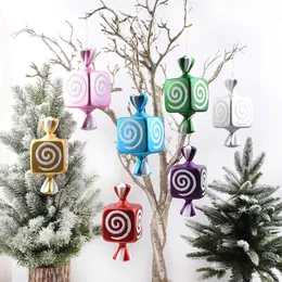 Noel Dekorasyonları Heidi Şeker Süsleri 20cm Elektrumanlı Boyalı Sahne Düzeni Dekorasyon Renk Dersleri Tek