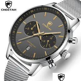 Zegarki na rękę dla mężczyzn Waterproof Waterproof Waterproof Waterproof Waterproof Quartz Mens Watch Top Chronograph Sports Sport Male Clock Reo Masci dhgarden otvlw