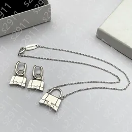 Necklace Designer Necklaces Chain Luxury B Letter Bag Jewellery Necklace Earring Love Pendants Women Womens Stainless Steel No Box