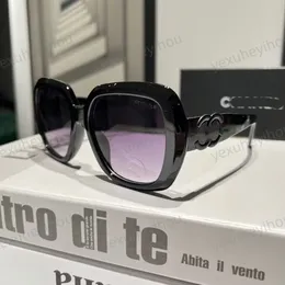 NUOVI occhiali da sole cc occhiali da sole firmati per occhiali da sole da donna e da uomo Occhiali da sole con montatura grande Occhiali da sole CH Brand Fashion Outdoor Il viso grande appare sottile con la scatola