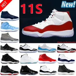 High Jumpman 11 11S 남녀 농구 신발 체리 순수 바이올렛 쿨 그레이 쿨 그레이 브리드 25 주년 72-10 콩코드 팬톤 감마 스포츠 전설 블루 트레이너 스니커즈