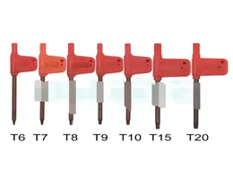 T6 T7 T8 T9 T10 T15 T20 Отвертка Torx, гаечный ключ, маленький красный флаг, отвертки, инструменты, 200 шт., лот4712269