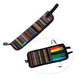 Special National Style Drum Stick Drumsticks Mallet Bag Case Baumwollmaterial mit Haken zum Aufhängen