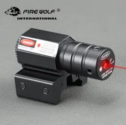 Fire Wolf 50100 meter intervall 635655nm röd dot laser syn för pistol justera 11mm20mm picatinny rail 3493006