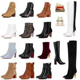 christians louboutins red bottoms boots Designer Luxurys High Heels Pumps Over The Knee Booty Ankle Short Booties Rubbers Loafers Shoes 【code ：L】