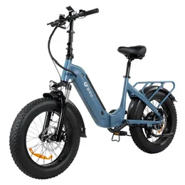 New style Snow Bike fat bike motor kit 500w Full Suspension 20*4.0 Fat Tyre Electric 48V 14ah folding fat Electric bicycle