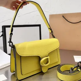 2023 Luxury Handbag Designer Underarm Bag Tabby axelväska för kvinnor äkta läderflicka mode plånbok sacoche borse bokstäver bolso lady crossbody klaff handväska