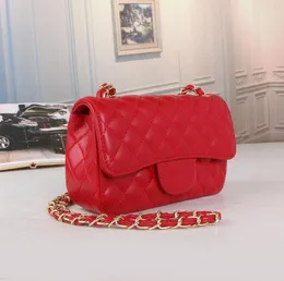 Kvinna Designer Crossbody Bag Classic Flap Bag Lady Shoulder Handle påsar Läder diamantgitter Luxurys Designers Woman Handbag CC Purse Cha
