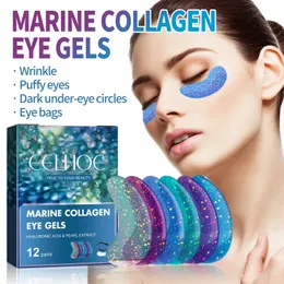 Augenmaske, goldenes Kollagen, Anti-Augenringe, Tränensäcke, feuchtigkeitsspendende Anti-Falten-Augenklappen, Hautpflegeprodukte