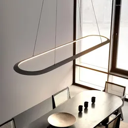 Ljuskronor modernt led tak ljuskrona minimalistisk hemvilla levande matsal studie sovrum inomhus belysning aluminium dekor hängslampa