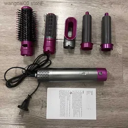 Hair Curlers Straighteners Five in one hot air comb hair styling comb hair dryer automatic curling stick dual-purpose new style T231120