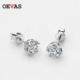 Dangle Chandelier Oevas Real 0.5-1 Carat D Color Stud Earring for Woman Top Quality 100% 925 Sterling Silver Sparkling Wedding Jewelry 230419
