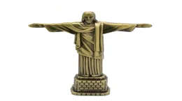 Декоративные предметы Статуэтки 1 шт. 18 см Металл Бразилия Фигурка Иисуса Христа Искупителя Статуя Христа-Искупителя Католический подарок Главная De4603298