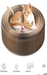 Когтеточки для кошачьей мебели Когтеточки для кошачьей мебели Когтеточка для домашних животных Складная складная гофрированная бумага Деформирующая царапина Boa5403253