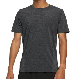 남자 티셔츠 루누 나일론 남성용 피트니스와 함께하는 Quick-Drying 티셔츠 라운드 넥 넥 넥 스포츠 짧은 슬리브 여름 230420