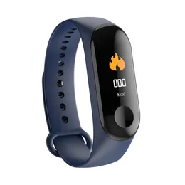 M3 Smart Watch Digital Armband med hjärtfrekvensövervakning Kör PEDOMETER Färgräknare Hälso -armband PK M4 M6 Y68 D20S