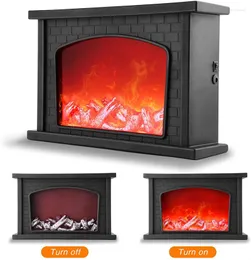 ナイトライトは炎のランタンランプ装飾的な暖炉シミュレーション効果フレームレスライトコートヤードルームテーブルトップフェスティバル装飾ギフト