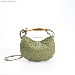 Sardine Bveneta Classic Lady Strap Bag Geldbörse Taschen Bottegaas 2023 Generation Sardines Mini Woven Fashion Rindsleder Handtasche Einfache One Shoulder Diagonal Damen