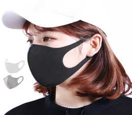 Designer AntiDust Baumwolle Mund Gesichtsmaske Schwarz Schutzmasken Unisex Einweg-Gesichtsmaske Mann Frau trägt schwarze Mode Schwarz9603285