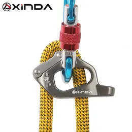 Cords Slings and Webbing Xinda Outdoor High Quality Adjust Cowstail Positioning Lanyard Adjuster For Ascend Descend Rock Climbing SRT Caving Tools 230419