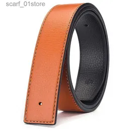 Belts 5 Colors Luxury Brand Belts Men High Quality Pin Buckle Str Genuine Leather Waistband Ceinture Men's No Buckle 3.8cm H BeltL231118