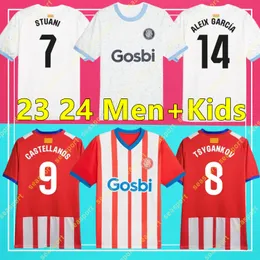 2023 2024 Jerseys de futebol girona fc stuani 23 24 casa fora castellanos valery toni borja villa aleix garcia futebol camisas tsygankov camiseta de futbol