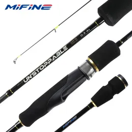Boat Fishing Rods MIFINE UNSTOPPABLE SPIN 30T Carbon Spinning Ultra light Rod Lure Weights 0 3 4g 0 6 6g 0 7 8g UL Power 1 83M 1 98M 2 13M 231120