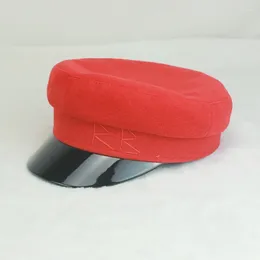 Berets moda luksus design marka czapki wojskowej sboy hat for dla kobiet listy ladies plaż