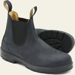 Buty unisex buty na zewnątrz bez poślizgu retro para skórzana zimowa kowboj Botas Cuturno Masculinas 2023