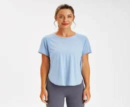 Yoga kısa kollu lu üstler koşu spor kıyafetleri kadınlar gömlek lazer yumruk hızlı bir şekilde nefes alabilen fitness sıradan allmatch sporları t3568322