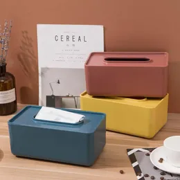 티슈 박스 냅킨 홈 테이블 장식 주최자 가정 용품을위한 북유럽 스타일 상자 종이 타월 홀더