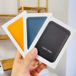Para Magsafe Couro Magnético de Luxo Carteira Porta-Cartões para iPhone 14 Pro Max 13 12 Bolsa para Celular Acessórios para Celular