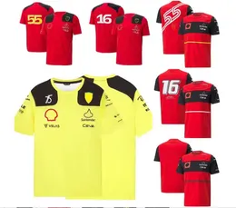 Summer New F1 Racing T-Shirt Team Team koszula Polo Ta sama dostosowanie stylu