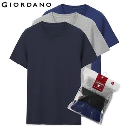 Мужские рубашки мужская футболка для футболки с коротким рукавом с коротким рукавом 3 упаковка