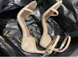 Summer Sexy Opyum Sandals Shoes Patent Leather Goldtone Heel Ankle Strap Side Buckle Stiletto HeelS Lady Gladiator Sandalias Part4839350