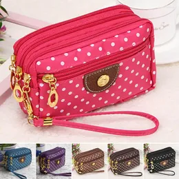 Wallets Universal Large Wallet Women Mobile Phone Bag Pocket Outdoor Arm Shoulder Cover Case Bags Clutch Carteira Feminino