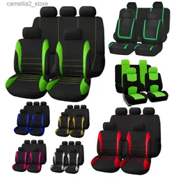 Car Seat Covers 2/5Seats Auto Seat CoversFor VOLVO C30 C70 S40 S60 S80 S90 V40 V50 V60 XC40 XC60 XC70 XC90 Car Styling Fabric Protector Cover Q231120