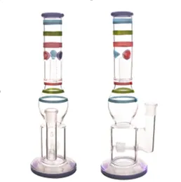 14,9 pollici Beaker Bong Narghilè Riciclatore Oil Rig Heady Dab Tubo di fumo Bong d'acqua in vetro spesso