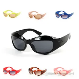 Ins crianças sol com óculos de sol meninas uv óculos de praia meninos ao ar livre ciclismo protetor solar moda crianças leopardo grão adumbral eyewear z0196