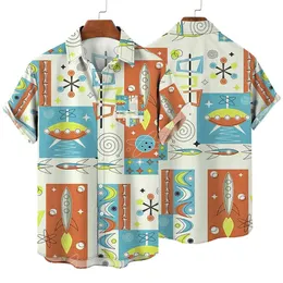 남성용 캐주얼 셔츠 Camisa Hawaiana Con Estampado Man3d Para Hombre Ropa 비공식 드 만화 코타 증명 가능한 Moda Verano 230420